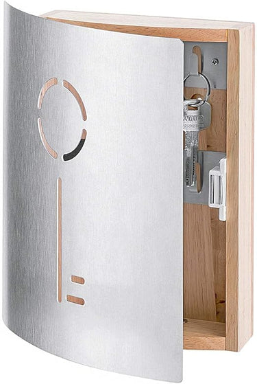 Zeller 13846 Armario para Llaves, Madera, Marrón, 21.5x5.5x24.5 cm